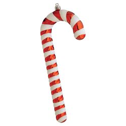 Candy Cane Ornament in Red & White (Set of 2)