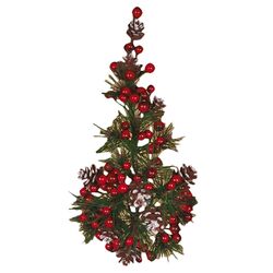 Pinecone Berry Candle Climber (Set of 6)