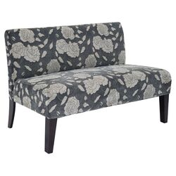 Deco Setee Bench in Grey Rose