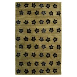 Soho Sage & Black Rug