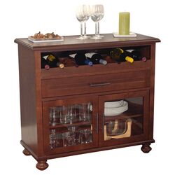 Tivoli 8 Bottle Wine Cabinet in Chestnut