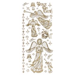 Angel Stickers in Silver & Gold
