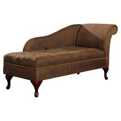 Alpha Chaise Lounge in Brown
