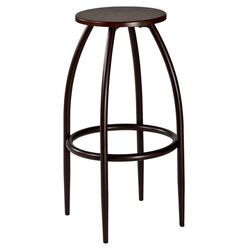 Bowen Backless Adjustable Stool with Nested Legs in Walnut