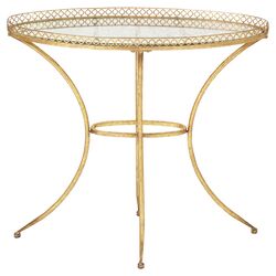 End Table in Gold