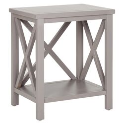 Candence End Table in Grey