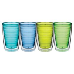 Cool Insulated Assorted Tumblers (Set of 4)