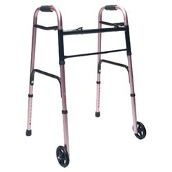 Adult Wheeled Walker in Pink