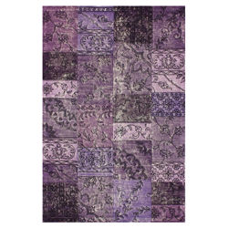 Hides Purple Patchwork 5' x 8' Rug Hides Purple Patchwork 5' x 8' Rug