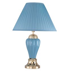 Tall Table Lamp in Blue