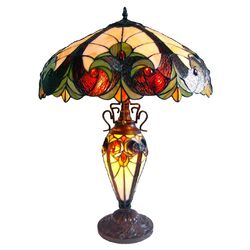 Victorian Table Lamp in Copper