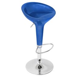 Scooper Adjustable Barstool in Blue