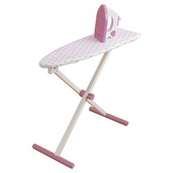 Tiffany Bow Doll Ironing Board Set in Pink & White