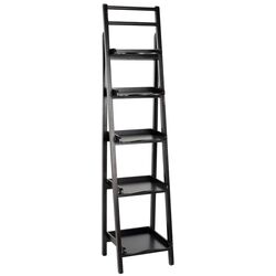 Asher Leaning Etagere in Black