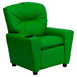 Contemporary Kid's Recliner in Green