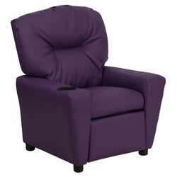 Contemporary Kid's Recliner in Purple