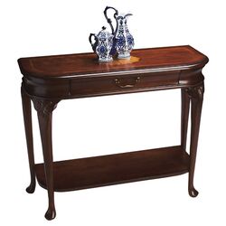 Plantation Starburst Console Table in Cherry