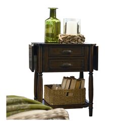 Paula Deen Down Home Display End Table in Molasses Brown
