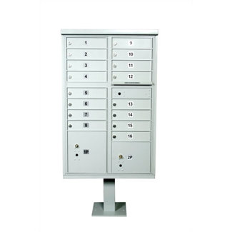 Florence Mailboxes 1570 Cluster Box Unit (16 Box Unit)