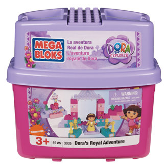 Mega Brands Nickelodeon Dora the Explorer Mega Bloks Royal Adventure