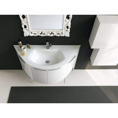 Acquaviva Archeda V 47" Curved Bathroom Vanity
