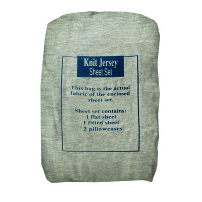Textiles Plus Inc. Knit Jersey Sheet Set