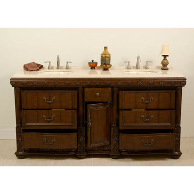 Global Treasures Kent 60" Double Sink Vanity