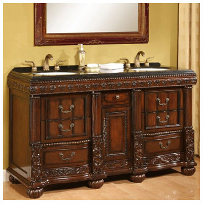  Bathroom Vanity on Global Treasures Bradford 60  Double Bathroom Vanity Set The  Bradford