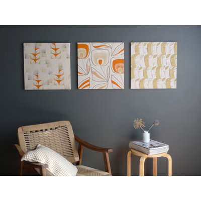 threesheets2thewind Prairie Grass Textile Wall Print