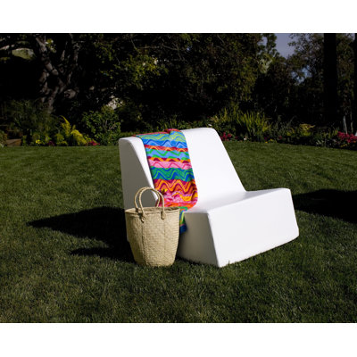 La-Fete Armless Lounge Chair with Massage Pillow