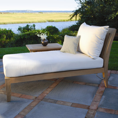 Kingsley Bate Ipanema Sectional Chaise Lounge with Cushions