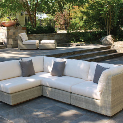Kingsley Bate Westport Sectional Deep Seating Group with Cushions