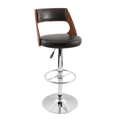 Presta Barstool in Cherry Wood