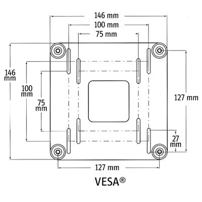 Chief Manufacturing Small Tilt Wall Mount with Q2 Mounting System for 10" - 32" TVs
