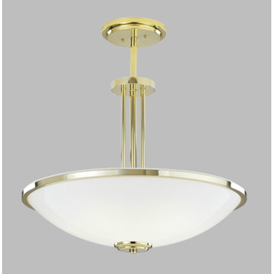 ILEX Lighting Manchester Bowl Pendant with Single Stem