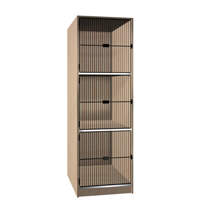 Ironwood Grill Door Music Storage: 3 Equal Compartments