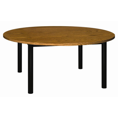 Ironwood Round Glacier Library Table