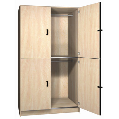 Ironwood Solid Melamine Door Music Storage: 2 Equal Compartments