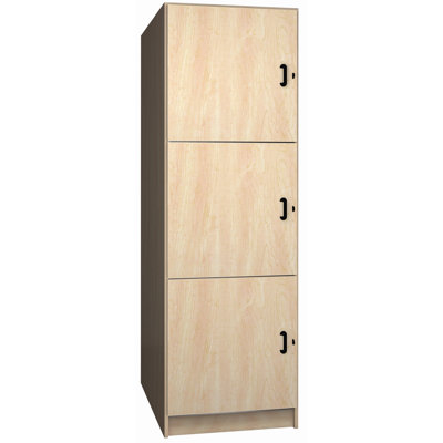 Ironwood Solid Melamine Door Music Storage: 3 Equal Compartments