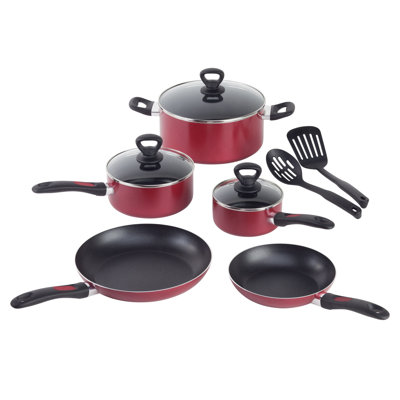 Mirro Get-A-Grip Aluminum 10-Piece Cookware Set