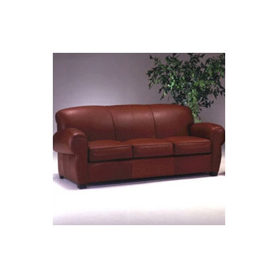 Omnia Furniture Lyon Club Leather Sofa