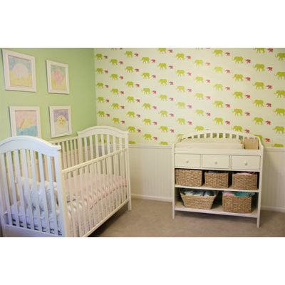 Tempaper Tusk Temporary Wallpaper in Flamingo Pink