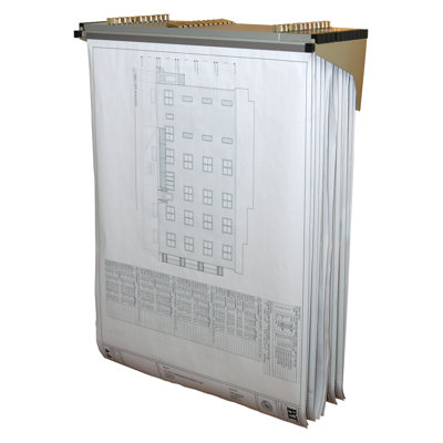 Adir Corp Drop/Lift Wall Rack for Blueprints
