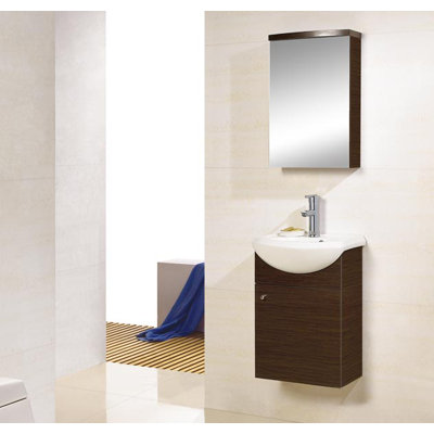 Dreamline Modern Single Sink Bathroom Vanity Set