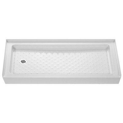 Dreamline Aqua Lux Pivot Shower Door with Left Drain and Amazon Base Kit