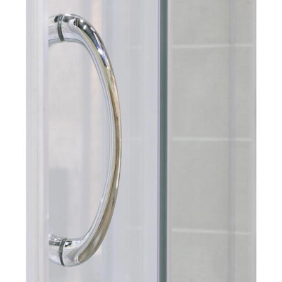 Dreamline Visions Sliding Door Shower Set with 30" x 60" Amazon Base and Right Drain