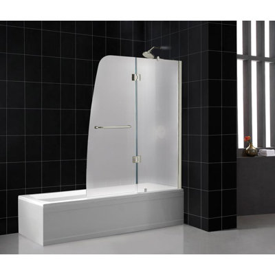 Dreamline Aqua Frameless Hinged Tub Door