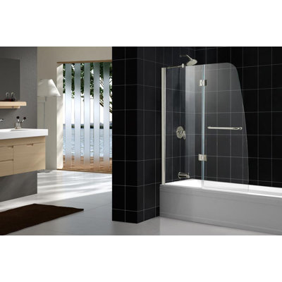 Dreamline Aqua Frameless Hinged Tub Door