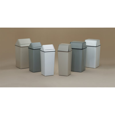Witt Metal Series Wastewatchers 21 Gallon Receptacle with Rigid Plastic Liner