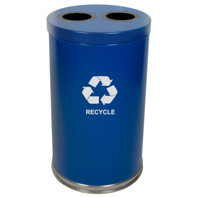 Witt 18" W Recycling Unit with Two Openings